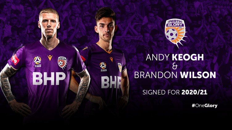 Keogh and Wilson signing graphic