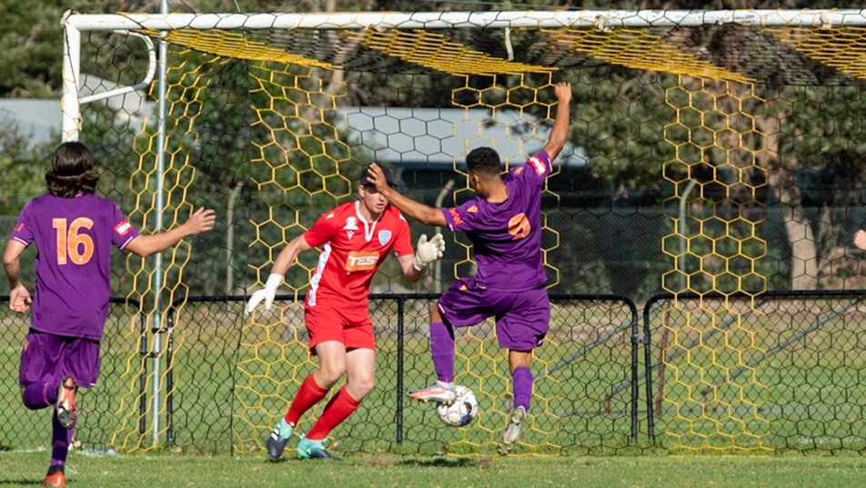 NPL 2020 - Glory v Perth SC  - Bryce Bafford scores