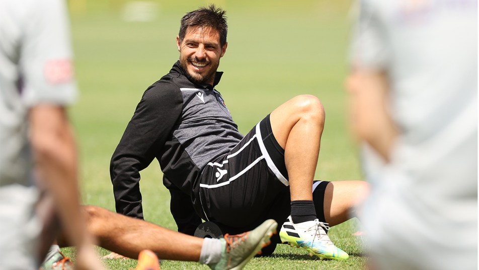 Bruno Fornaroli relaxing at training