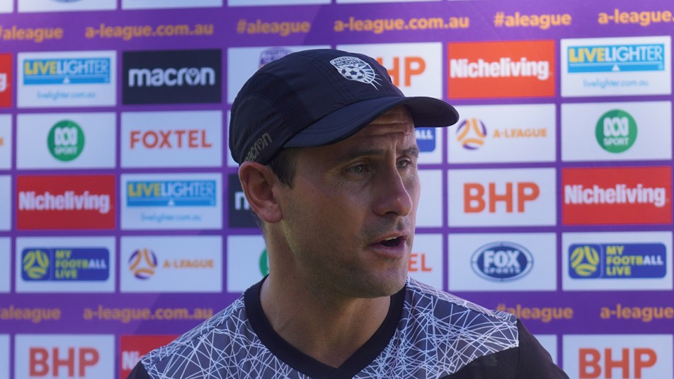 Richard Garcia at pre-Roar presser