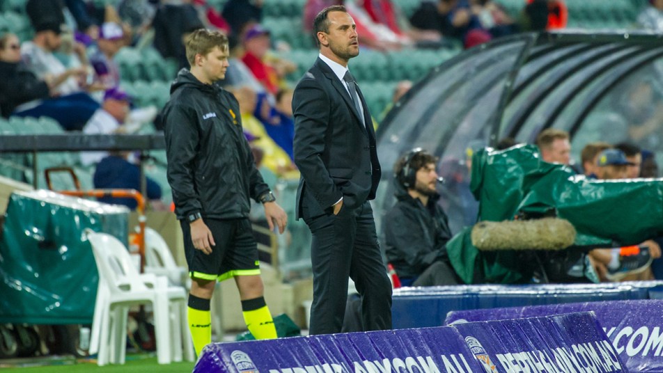 Glory v CCM - VIP - Richard Garcia on bench