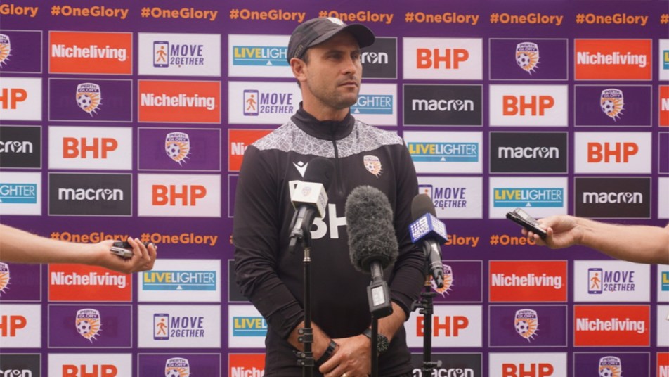 Richard Garcia at presser