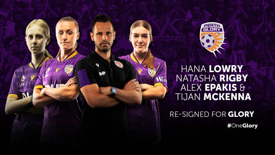 W-League quartet re-sign graphic