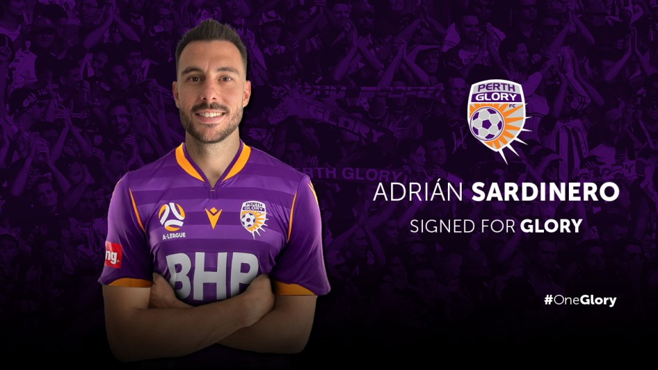 Adrian Sardinero signing graphic