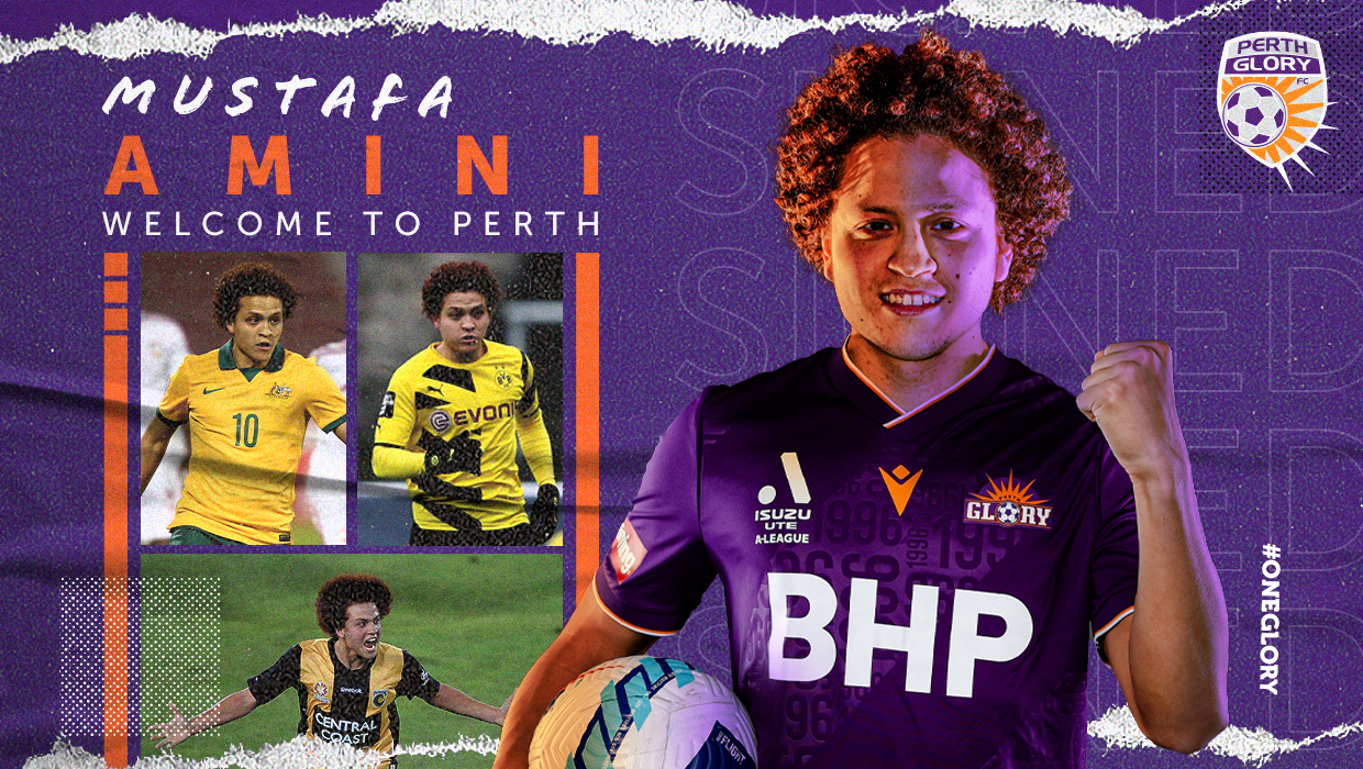 Glory swoop for Socceroo Amini - Perth Glory