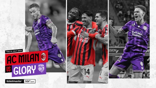 Glory set to face Italian giants AC Milan at HBF Park in July - Perth Glory