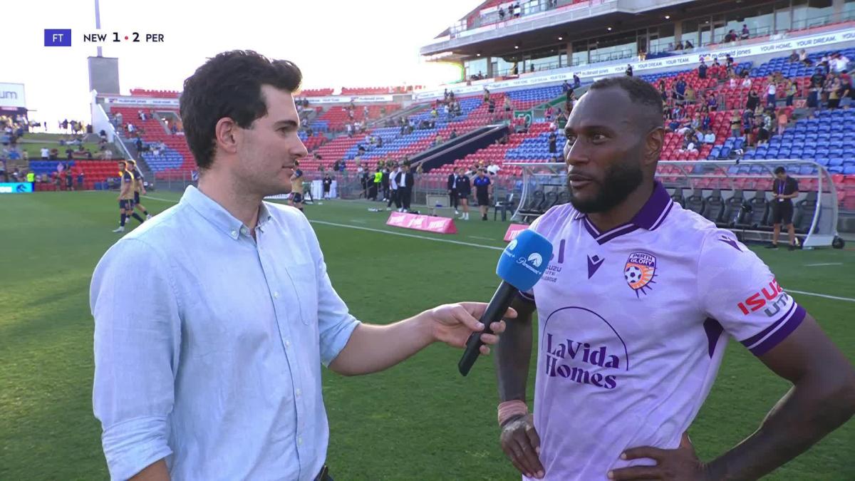 Brian Kaltak PostMatch Interview Newcastle Jets