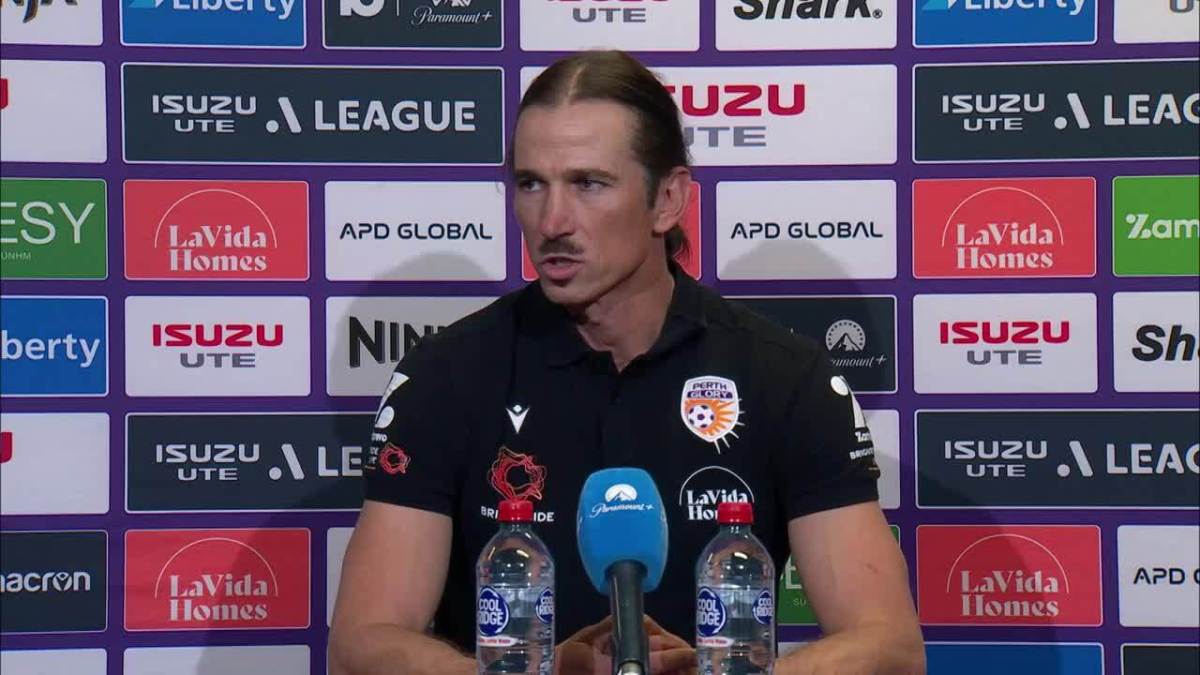 Adam Griffiths | Press Conference | Perth Glory v Brisbane Roar | A ...