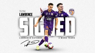 Marquee man Lawrence signs two-year contract extension with club